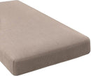 H.VERSAILTEX Super Stretch Individual Chaise Cover Sectional Couch Covers for L Shaped Sofa Both Left/Right Featuring Thick Jacquard Textured Twill Fabric (1 Piece Chaise Cover, Sand) by CozyNest Decor