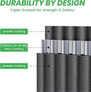 Raised Garden Bed Kit 8×2×1.4 FT Magnesium-Aluminum-Zinc Stainless Steel Metal Planter Box for Planting Outdoor Plants Vegetables (Cracked Silver) by CozyNest Decor