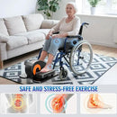 Under Desk Elliptical Machine, Quiet & Portable Seated Pedal Exerciser with 12 Adjustable Speeds & Remote Control, Low-Impact Electric Ellipse Leg Exerciser for Cardio & Strength by CozyNest Decor