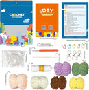 Wizardi Amigurumi DIY Crochet Kit - Gnome F07N8-M25 by TinyTreasures Baby Boutique