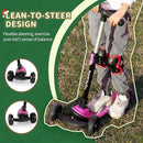 Besrey Kick Scooter for Kids Ages 3-10, 3-Wheel Folding Scooter with Adjustable Height, LED Light Wheels, Extra Wide Deck for Outdoor Activities by TinyTreasures Baby Boutique