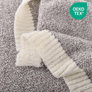 NEXHOME PRO Super Soft Throw Blankets for Couch, Reversible Warm Blankets Cozy Knit Blanket for Women, Fuzzy Plush Lightweight Throws for Sofa, Bed, Picnic, Taupe Grey, 50 x 60 inches by TinyTreasures Baby Boutique