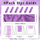 6 Pack Purple Cheesecloth Table Runner 10FT Boho Fabric Rustic Cheese Cloth Table Runner for Wedding Bridal Shower Baby Shower Gauze Sheer Birthday Party Table Decorations 20 x 120 Inch Long by CozyNest Decor