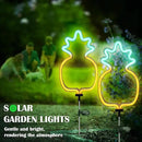 SunKite Pineapple Solar Garden Lights Solar Decorative Stake Lights Outdoor Waterproof Solar Neon Lights for Garden,Yard, Lawn, Pathway, Patio,Backyard Decor(2 Pack) by GreenHaven Gardens