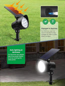 3CCT Solar Spot Lights Outdoor Dimmable, Solar Landscape Spotlights IP65 Waterproof, Dusk-to-Dawn Flag Pole Lights for Garden Yard Landscape Decorations, 4 Pack by GreenHaven Gardens