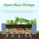 6x3x2 ft Raised Garden Bed, Large Metal Planter Raised Beds, Planters for Outdoor Plants for Vegetables, Flowers, Herbs, Fruits, and Succulents.(2 Pcs, Blue) by CozyNest Decor