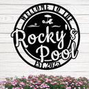 Custom Metal Pool Signs Outdoor - Personalized Funny Pool Rules, Rustic Wall Art for Pool Deck Decor, Outdoor Bar & Backyard Oasis Gift - MADE IN USA by CozyNest Decor
