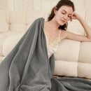 EMME Cotton Blanket Queen Size for Bed Soft Large Muslin Bed Blankets 90"*90" Lightweight Breathable Grey Blanket All Season Gauze Blanket, Grey by CozyNest Decor
