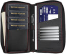 TORRO Premium Leather Family Travel Wallet, RFID Blocking Travel Organizer, Family Passport Holder for 4 Passports, Travel Documents and Cards (Black) by TinyTreasures Baby Boutique
