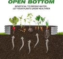 Galvanized Raised Garden Bed Kit 8ft Galvanized Planter Garden Boxes Outdoor, Oval Large Metal for Vegetables by GreenHaven Gardens
