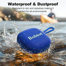 Bobtot Portable Wireless Bluetooth Speakers - IPX7 Waterproof Small Shower Speaker with 16 Hours Playtime, Loud Stereo Sound, Built-in Mic, TWS, Mini Size with Carry Lanyard for Outdoor, Blue by TinyTreasures Baby Boutique