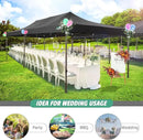 COBIZI 10x20 Pop Up Canopy Heavy Duty Without Sidewalls, Commercial Heavy Duty Pop Up Tent for Parties All Weather Waterproof and UV 50+ Wedding Tent with Roller Bag(Legs Upgraded),Black by GreenHaven Gardens