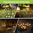 Flumy Solar Lights Outdoor Waterproof 6 Pack, Upgraded Outdoor Firefly Light for Yard Patio Garden Decor, Solar Lights for Outside Gardening Supplies,Gifts for Grandma by GreenHaven Gardens