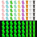 90 Pcs Luminous Mini Resin Dogs, Miniature Dog Figurines, Cute Small Dog Figures, Mini Dog Figurines Statues Glow in The Dark Crafts Cake Decor Tiny Home for Micro Landscape Dollhouse Garden by GreenHaven Gardens