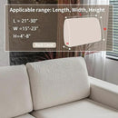 Couch Cushion Covers for Sectional Sofa, Stretch Soft Sofa Slipcovers Washable Wear-Resistant Universal Furniture Protector for Living Room(1 Piece Back Couch Cover, Ivory) by CozyNest Decor