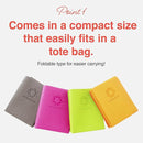 Folding Yoga Travel Pilates Mat Foldable Easy to Carry to Class Beach Park Tear resistant Travel Picnics 4mm Thick 9 Colors by TinyTreasures Baby Boutique