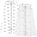 Baby Sleep Sack 1.0 TOG, Organic Cotton Baby Wearable Blanket with Two-Way Zipper, Swaddle Transition Baby Sleeping Bag, All-Season Sleep Sack for Newborn Infant Toddler Boy Girl, 2-Pack, 6-12 Month by TinyTreasures Baby Boutique
