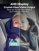GROWNSY Dual Car Camera Baby Monitor, 7" 1080P AHD Car Camera for 2kids, Backseat Mirror for Baby Rear Facing with Infrared Night Vision, Easily Observe Baby's Every Move by TinyTreasures Baby Boutique