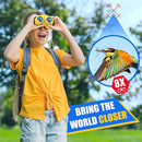 LET'S GO! Binocular for Kids, Compact High Resolution Shockproof Binoculars by TinyTreasures Baby Boutique