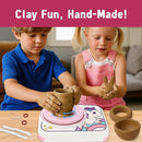 ROHSCE Ceramic Pottery Wheel Kit, Clay and Painting Set for Kids Creative Art Toys by TinyTreasures Baby Boutique