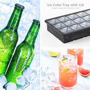 Silicone Ice Cube Tray 3 Pack, HANCELANT Ice Cube Mold, Ice Trays for Freezer with Lid for Whiskey, Baby Food, BPA Free, Easy Release by TinyTreasures Baby Boutique