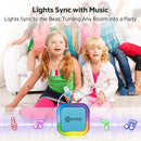 Contixo KS1A Kids Mini Karaoke Machine with LED Lights, 7–10H Playback, Dual Wireless Mics, Magic Voice Effects, Bluetooth Speaker for Children, Portable Singing Toy Gift for Boys & Girls, Blue by TinyTreasures Baby Boutique
