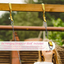 Swings Seat, Swings Seats Replacement 660lbs, Swingsets with Plastic Coated Chains, Swing Set Accessories for Outside Playground Tree, 2 Pack - Pink by TinyTreasures Baby Boutique