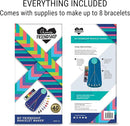 Choose Friendship Bracelet Making Kit – 20 Pre-Cut Threads, Portable Loom with Storage, Makes 8 Bracelets, Craft Gift for Kids Ages 8+, Dark Blue “Blueberry” by TinyTreasures Baby Boutique