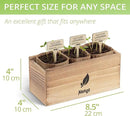 Wildflower Seed Mix Growing Kit - Includes Perennial & Annual Wild Flowers, Burlap Planters, Soil, Wooden Box, and Gardening Tools for Indoor Garden and Patio Planting by GreenHaven Gardens