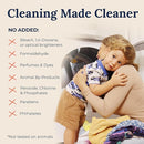 Miss Mouth's Messy Eater Laundry Detergent Sheets - Laundry Detergent, Hypoallergenic, Sensitive Skin Safe, Pediatrician and Dermatologist Tested, Fragrance Free, Travel Friendly, 60 loads by TinyTreasures Baby Boutique