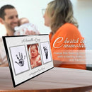 Baby Hand and Footprint Kit with Photo & Birth Details, Inkless Hand and Footprint Kit, Newborn Keepsake Plaque, Baby Shower Gifts (STYLE 2 (Baby Shower) (A Bundle Of Joy)) by TinyTreasures Baby Boutique