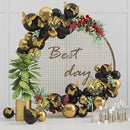 SAOROPEB 3D Butterfly Wall Decor - 48 Pcs, 4 Styles, 3 Sizes - Removable Gold Decorations for Birthday & Party Celebrations by CozyNest Decor