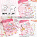 Scene Sticker Book for Kids,20 Sets of 3D Sticker Scenes for Adults Fun Mini Cute Kawaii Stickers Therapy 3D Scenes 3D House Stickers Set Relief Stress Pass The Time by TinyTreasures Baby Boutique