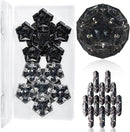 Magnetic Fidget Sphere Magnets Balls - Crystal Black Holographic Glitter - Magnet Fidgets Toy - 12 Piece Set - Creativity Beyond Imagination, Inspirational, Recreational, Desk Toys for Adults by TinyTreasures Baby Boutique