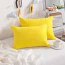 NTBAY Toddler Pillows, Down Alternative 13"x18" Pillows, Machine Washable - Soft and Breathable Travel Small Pillow for Sleeping, Ideal for Daycare, Crib, Cot, Yellow by TinyTreasures Baby Boutique