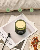 M&SENSE Sage Wood Scented Candle, 11.6oz 70 Hours Long Lasting Clean Non Toxic All Natural Soy Wax Candle for Relaxing & Stress Relief, 2 Wick Home Fragrance Gifts for Home Decor by CozyNest Decor