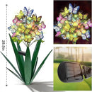 Homight Solar Metal Agave Butterfly Flower Stick Garden Sculpture - Outdoor Gift, Christmas Lights, Swaying Butterfly Sunflower Lights - Solar Outdoor (2 pcs Green) by GreenHaven Gardens