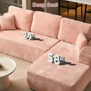 ovios 104" Cloud Sectional Couch with L-Shape Chaise,Modern Modular Sofa with Deep Seat, Upholstered Couches for Living Room Bedroom,No Assembly Required, Pink (Plush Corduroy Fabric) by CozyNest Decor