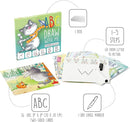 Drawing with Alphabet Learning Letters Tracing ABC Handwriting Toys Set Educational Game Birthday Gift for Preschool Activities Girl Boy 3-6 Years Old Kids by TinyTreasures Baby Boutique
