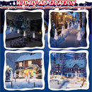 8 Pcs Solar Christmas Garden Stake Lights 8 Mode Yard Landscape Path Lights Xmas Solar Christmas Decorations Outdoor Waterproof Pathway Decor for Outside Holiday Garden Patio by GreenHaven Gardens