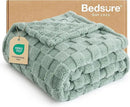 Bedsure GentleSoft Twin Blanket for Bed - Super Soft Cozy Blankets for Women Men Girls, Cute Fuzzy Fleece Throws for Bedroom Couch, Sage Green, 60x80 Inches by CozyNest Decor