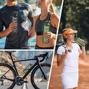 Enerbone Water Bottle, Leakproof BPA & Toxic Free, Motivational Water Bottle with Times to Drink and Straw, Fitness Sports Water Bottle with Strap for Office, Gym, Outdoor Sports by CozyNest Decor