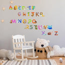 ABC Educational Wall Stickers for Kids - Animal Alphabet Wall Decals by Lipastick - Peel and Stick Letters for Boys and Girls Bedroom, Baby Room, Nursery Decor - Removable Wall Art by TinyTreasures Baby Boutique