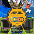 Trampoline Pad Replacement Trampoline Mat Replacement Padding Safety Pad Spring Cover Round Spring Cover with No Holes 10 Ft 12 ft 13 ft 14 ft 15 ft Black Blue Pink Green by TinyTreasures Baby Boutique