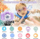 Kids Camera Waterproof Underwater Camera for 3-12 Year Old Boys Girls 2 Inch IPS Screen 1080P HD Digital Kids Video Camera Indoor Outdoor Action Cameras Best Christmas Birthday Gifts by TinyTreasures Baby Boutique