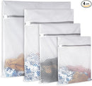 4Pcs Durable Honeycomb Mesh Laundry Bags for Delicates Reusable Wash Bag(1XX-Large 24 x 24 Inches,1X-Large 20 x 24 Inches,1 Large 16 x 20 Inches, 1 Medium 12 x 16 Inches) by TinyTreasures Baby Boutique