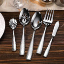 KEAWELL Premium 20/45/65 Piece Louis Hammered Silverware Set with Squared Edge, 18/10 Stainless Steel, Service for 4/8/12, Fine Flatware Set, Dishwasher Safe (45) by CozyNest Decor