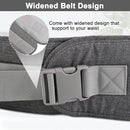 Baby Hip Carrier, Baby Carrier with Adjustable Waistband & Breathable Mesh, Ergonomic Carrier with Non-Slip Hip Seat Surface for Newborns & Toddlers, Grey by TinyTreasures Baby Boutique