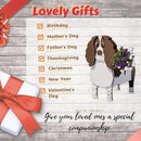 English Springer Spaniel Dog Planter Plant Pots,Cute Garden Dog Flower Planter,Dog Planters Birthday Gifts for Women,Office,Indoor/Outdoor Decor（9.45 * 6.89 * 13.35in） by GreenHaven Gardens