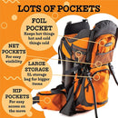 Hiking Baby Carrier Backpack - Comfortable Toddler/Baby Backpack Carrier System with Diaper Change Pad, Insulated Pocket + Rain and Sun Hood to Protect Your Child by TinyTreasures Baby Boutique